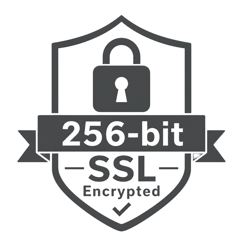 256-bit SSL Encrypted